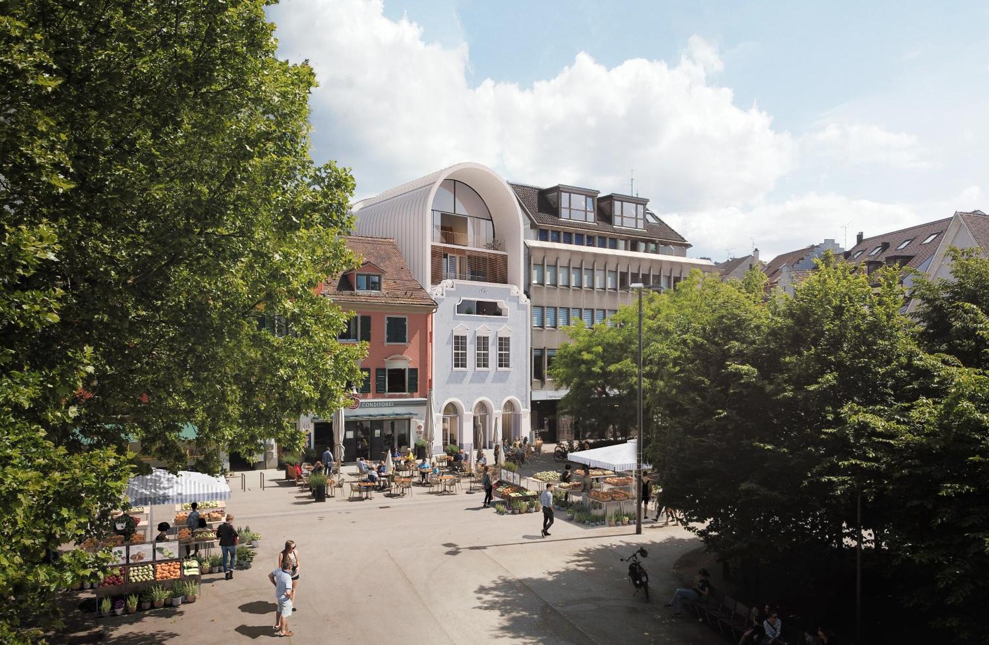 Kleiner Loewe - Stadthotel Брегенц Екстериор снимка